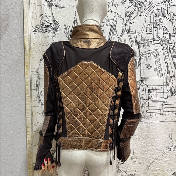 Blanc Noir Limited Editon Bronze Gold Jacket - Picture 4 of 9